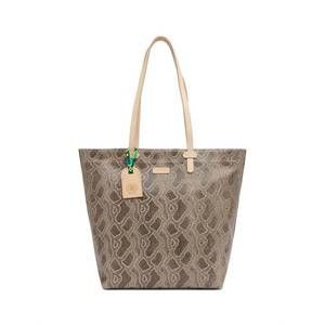 CONSUELA women's dizzy daily tote bag in snake skin pattern